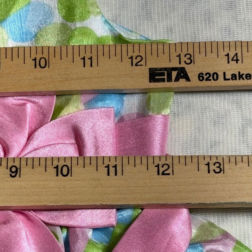 Jona Michelle Girls Floral Party Dress‎ Pink Green Blue Tulle Bow CO8614 Size 5 - Picture 4 of 16
